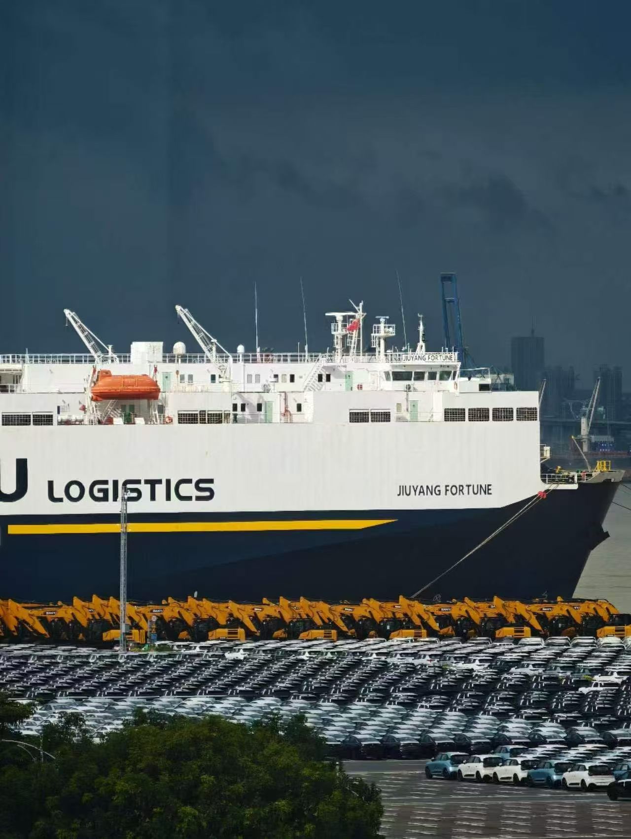 Ro-Ro vessel port export